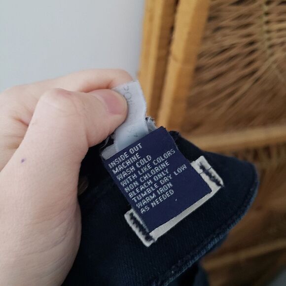 Madewell Skinny Skinny Dark Wash Jeans Low Rise Ankle Zips 25 - Picture 7 of 10